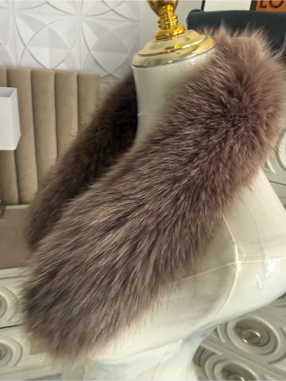 Real Fox fur neck warmer